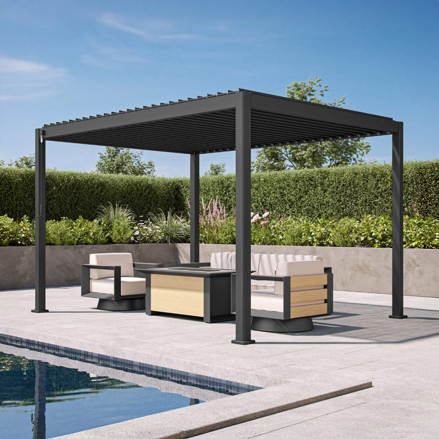 Classic Aluminium Metal Pergola