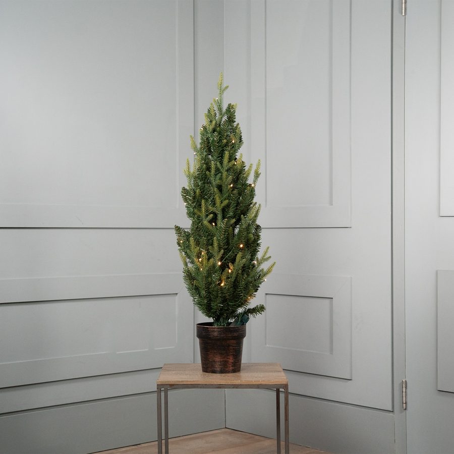 Lauberhorn Fir Pre-Lit Compact & Accent Christmas Tree